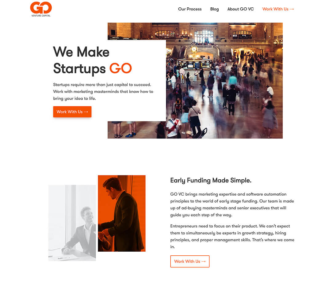 GOVC Website Screenshot